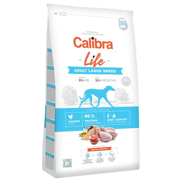 12kg Calibra Dog Life Adult Large Breed Kana 12kg Calibra Dog Life Adult Large Breed Kana