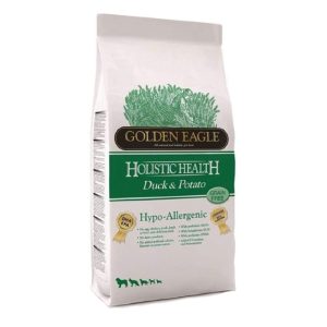 10kg Hypo-allergenic Duck & Potato 26/12 Grain Free Golden Eagle koiranruoka