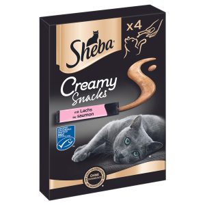 4x12g Creamy Snacks lohi Sheba kissalle