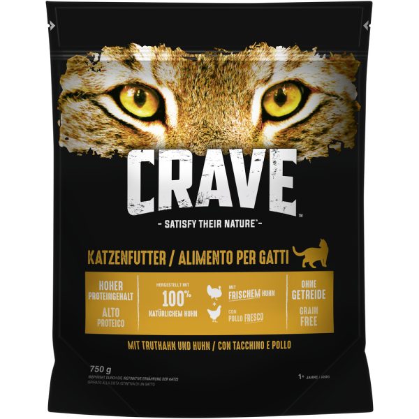 6 x 750g Adult Turkey & Chicken Crave kissanruoka