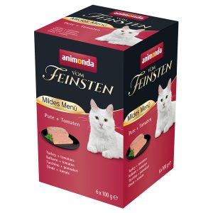 36 x 100g kalkkuna + tomaatti Mild Menu Adult Animonda vom Feinsten kissanruoka
