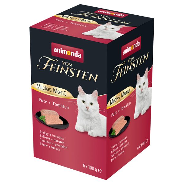 36 x 100g kalkkuna + tomaatti Mild Menu Adult Animonda vom Feinsten kissanruoka