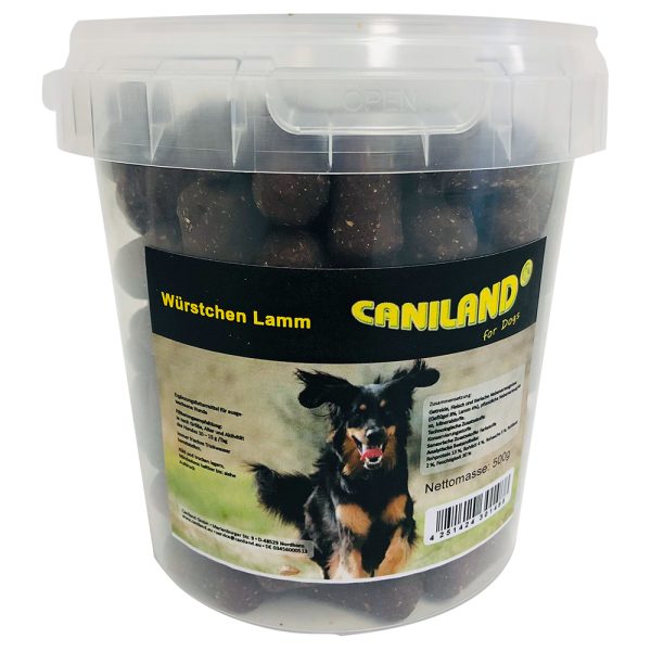 3x500g lammasmakkarat savuaromilla Caniland-koiranherkut