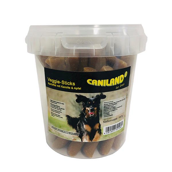 2x540g kasvistikut Caniland-koiranherkut