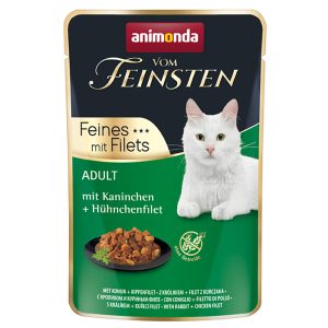 18x85g Adult kani + kanafilee Animonda Vom Feinsten -kissanruoka