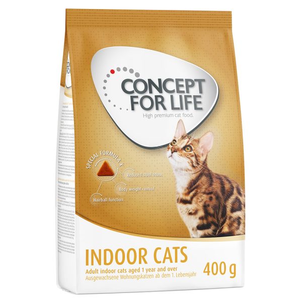 400g Indoor Cats Concept for Life kissan kuivaruoka