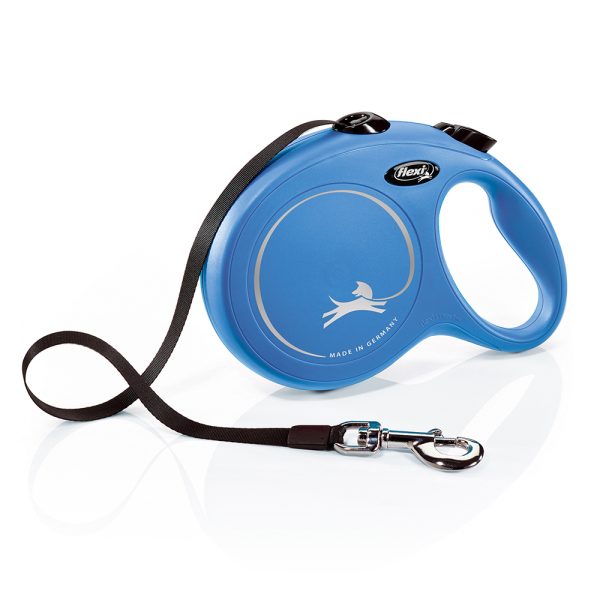 flexi New Classic nauhatalutin L sininen, 8 m