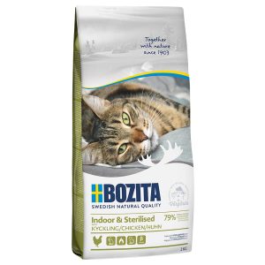 2x2kg Feline Indoor & Sterilised Bozita kissan kuivaruoka
