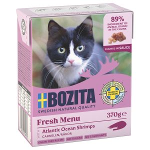 6x370g Chunks in Gravy katkarapu Bozita kissan märkäruoka