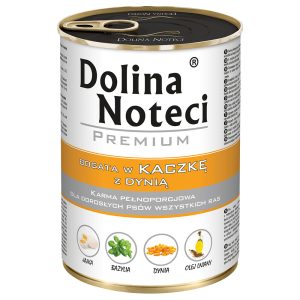 48x400g Dolina Noteci Premium, ankka kurpitsan kanssa, koiran märkäruoka