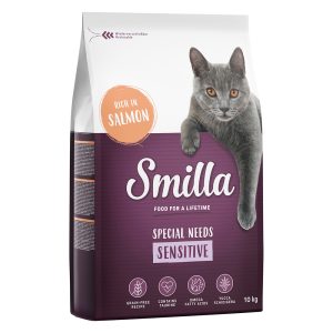 10kg Adult Sensitive Grain Free lohi Smilla kissan kuivaruoka