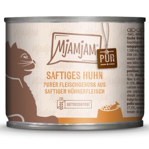 24x200g Juicy Pure Chicken MjAMjAM märkä kissanruoka