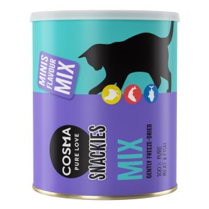 130g Minis Maxi Tube -lajitelma Cosma Snackies -kissanherkut