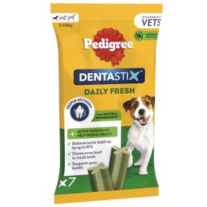 7 kpl Dentastix Daily Fresh pienille Pedigree koiranherkut