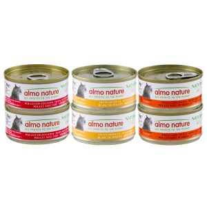 24 x 70 g HFC Nature lajitelma kana Almo Nature kissanruoka