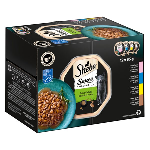 12x85g Sauce Lover Sheba kissan märkäruoka