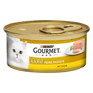 48x85g Gold Mousse kana, tonnikala, lammas & vihreät pavut, ankka & pinaatti Gourmet Kissanruoka