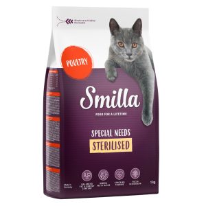 1kg Adult Sterilised Smilla Kissanruoka