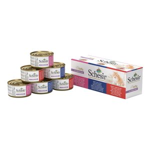 24x85g Natural with Rice kolme makua Schesir kissan märkäruoka