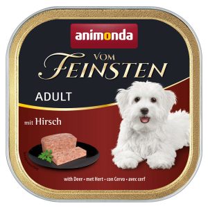 24x150g Adult: peura Animonda Vom Feinsten koiran märkäruoka