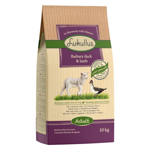 10kg Adult Muscovy Duck & Lamb Lukullus-koiranruoka