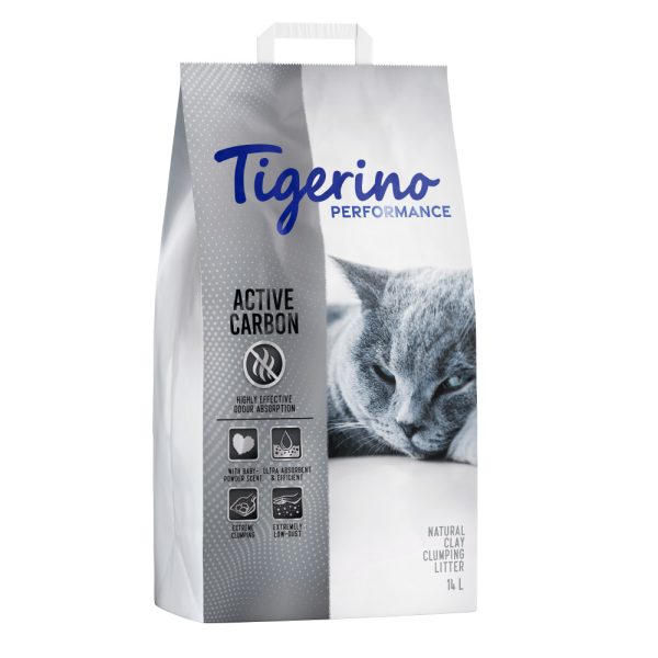 2x12l Active Carbon – talkintuoksuinen Tigerino Performance -kissanhiekka