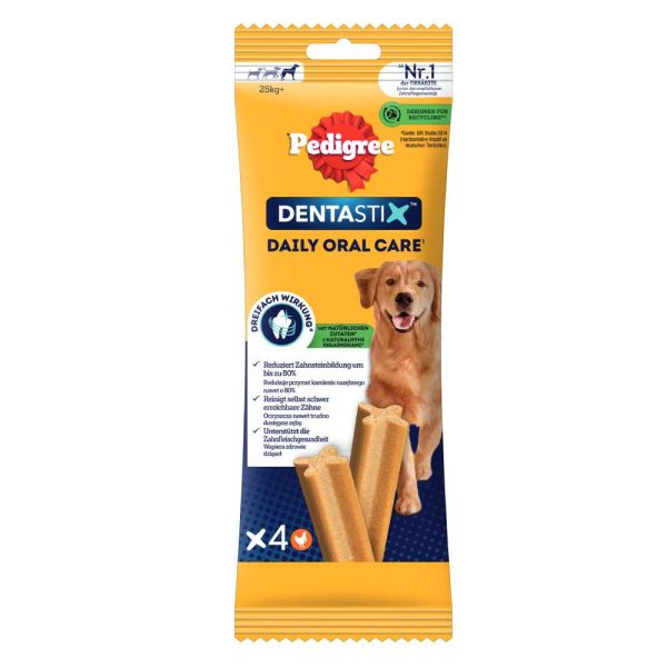 4 kpl Dentastix Daily Oral Care (>25 kg) Pedigree koiranherkut