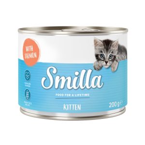 6x200g Kitten lohi Smilla kissan märkäruoka