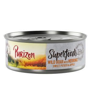 6x70g Superfoods villisikaa ja silliä, bataattia ja omenaa Purizon
