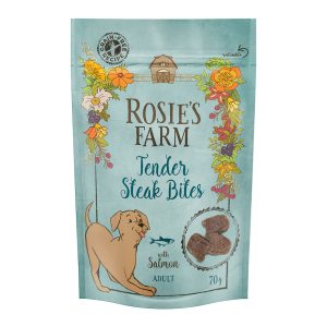 70g Snacks Adult Tender Steak Bites lohi Rosie's Farm koiranherkku