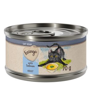 12x70g kissankeitto lohi Feringa kissan märkäruoka