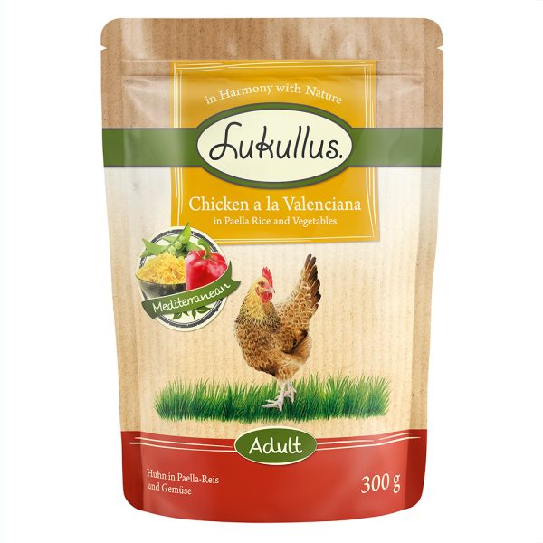 6x300g Pouches Valenciana Lukullus koiran märkäruoka