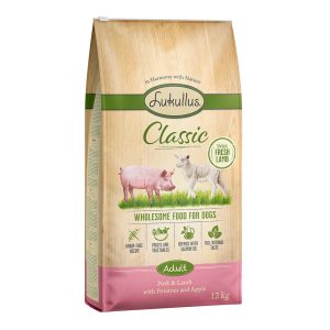 12kg Classic sianliha & karitsa viljaton Lukullus koiran kuivaruoka