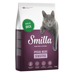 Smilla Adult Sensitive Grain Free, ankka - 10 kg
