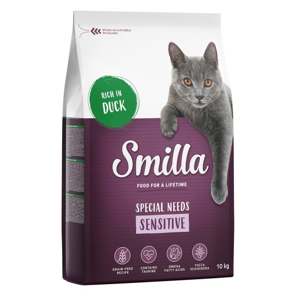 Smilla Adult Sensitive Grain Free, ankka - 10 kg