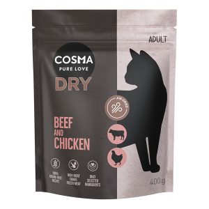 400g nauta ja kana Cosma kissanruoka