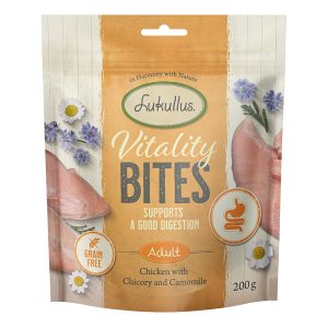 200g Vitality Bites ruoansulatuksen tukeminen kana Lukullus koiranherkut