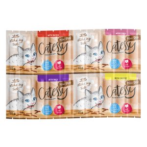 100x2g Mini Sticks Mix pekoni, maksa, mallas, juusto Catessy kissalle