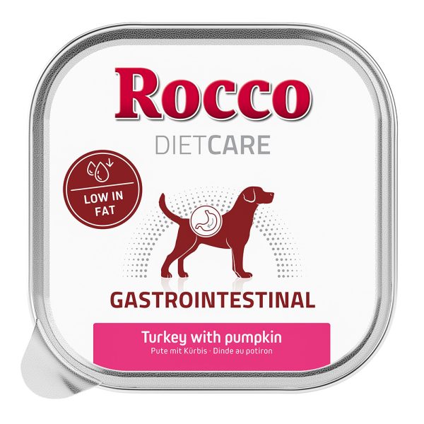 10x150g Diet Care Gastro Intestinal kalkkuna & kurpitsa Rocco koiranruoka