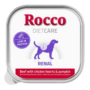 10x150g Diet Care Renal nauta, kanansydän & kurpitsa Rocco koiranruoka