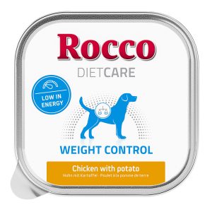 10x150g Diet Care Weight Control kana & peruna Rocco koiran märkäruoka