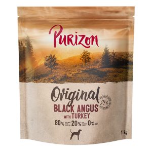 1 kg Black-Angus-Beef & Turkey Adult Purizon koiranruoka