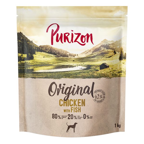 Purizon 1 kg Adult Chicken & Fish, viljaton koiran kuivaruoka