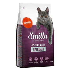 10kg Hairball siipikarja Smilla kissan kuivaruoka