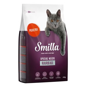 4kg Hairball siipikarja Smilla kissan kuivaruoka