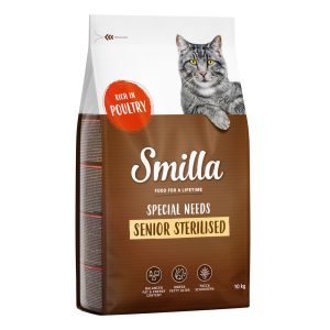 4kg Senior Sterilised siipikarja Smilla kissan kuivaruoka