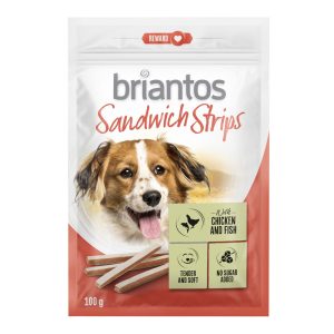 100g Sandwich Strips Briantos koiranherkku