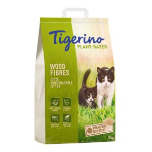 25l (10,3kg) Blant-Based puukuitupitoinen kissan kuivike hajusteeton Tigerino