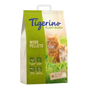 8l (4kg) Plant-Based puupelletti luonnollinen puun tuoksu hajusteeton Tigerino kissanhiekka