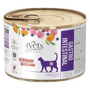 12 x 185 g Natural Gastro Intestinal 4Vets kissan märkäruokaa